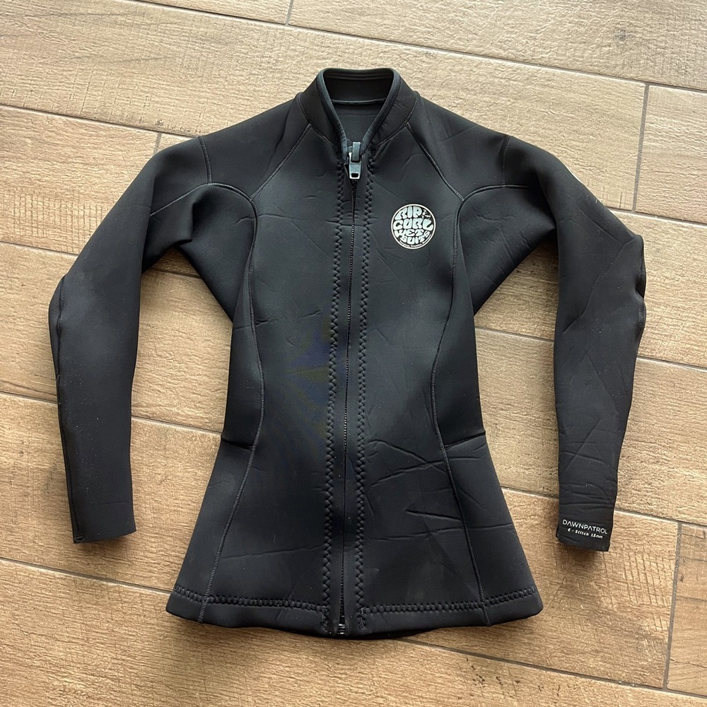 RIP CURL DAWN PATROL WETSUIT TOPPER 1.5mm WOMENS SIZE 4